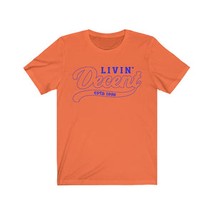 Unisex Jersey Short Sleeve Royal Outline Print