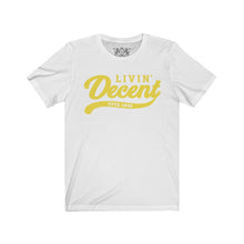 Load image into Gallery viewer, Unisex Jersey Short Sleeve Tee Yellow Print