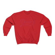 Load image into Gallery viewer, Unisex Crewneck Sweatshirt Word Cloud w/Red Print