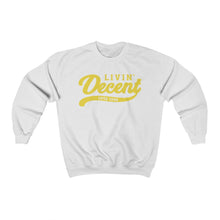 Load image into Gallery viewer, Unisex Crewneck Sweatshirt w/Yellow Print