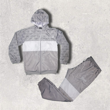 Load image into Gallery viewer, Two-Tone Windbreaker Hooded Jogger set