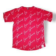 Load image into Gallery viewer, LD signature drop-cut all over print T-Shirt