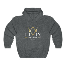 Load image into Gallery viewer, Unisex Hoodie V-Crown White/Gold print