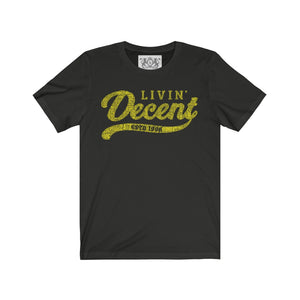 Unisex Jersey Word Cloud w/yellow print