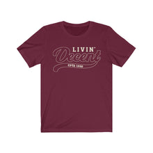Load image into Gallery viewer, Unisex Jersey Short Sleeve Cream Outline Print