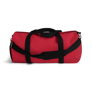 Duffel Bag Red w/ White Print