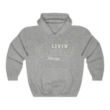 Load image into Gallery viewer, Unisex Hoodie Cream Outline Print