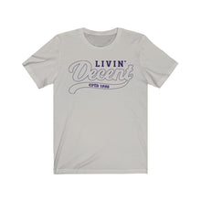 Load image into Gallery viewer, Unisex Jersey Short Sleeve Navy Outline Print