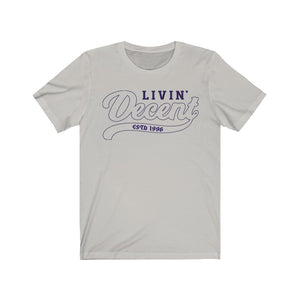 Unisex Jersey Short Sleeve Navy Outline Print