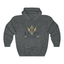 Load image into Gallery viewer, Unisex Hoodie V-Crown Black/Gold print