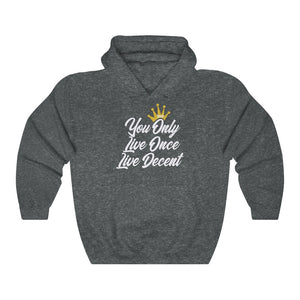 Unisex Hoodie Yolo w/white Print