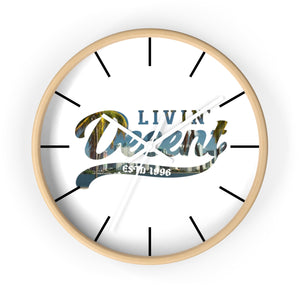 Wall Clock Miami Skyline