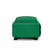 Load image into Gallery viewer, Backpack Green w/ White print