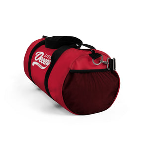 Duffel Bag Red w/ White Print