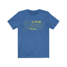 Load image into Gallery viewer, Unisex Jersey Short Sleeve Tee Yellow Outline Print