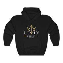 Load image into Gallery viewer, Unisex Hoodie V-Crown White/Gold print