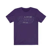 Load image into Gallery viewer, Unisex Jersey Short Sleeve Grey Outline Print