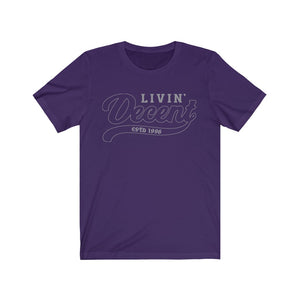 Unisex Jersey Short Sleeve Grey Outline Print