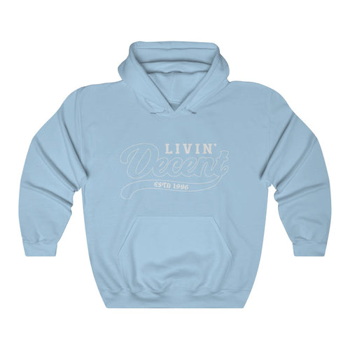 Unisex Hoodie Silver Outline Print