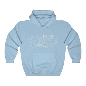 Unisex Hoodie Cream Outline Print