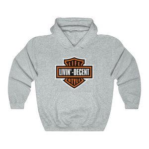 Unisex Hoodie Ridin' Decent Lifestyle Print