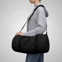 Load image into Gallery viewer, Duffel Bag Black w/ White Print