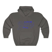 Load image into Gallery viewer, Unisex Hoodie Royal Outline Print