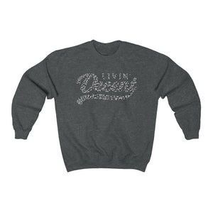 Unisex Crewneck Sweatshirt w/Elephant Print