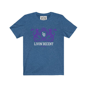 Unisex Jersey Short Sleeve Regal purple/white