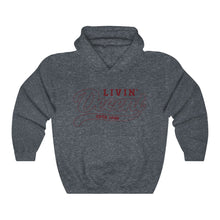 Load image into Gallery viewer, Unisex Hoodie Maroon Outline Print