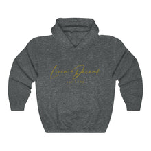 Load image into Gallery viewer, Unisex Hoodie LD signature Gold Print