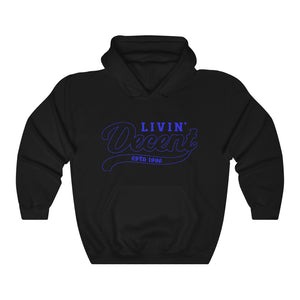 Unisex Hoodie Royal Outline Print