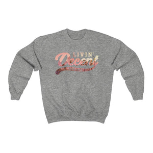 Unisex Crewneck Sweatshirt w/LA Skyline Print