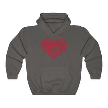 Load image into Gallery viewer, Unisex Hoodie Love Livin&#39; w/red Print