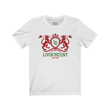 Load image into Gallery viewer, Unisex Jersey Short Sleeve Regal red/green