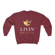 Load image into Gallery viewer, Unisex Crewneck Sweatshirt Circle Crown White/Gold print