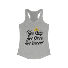 Load image into Gallery viewer, Women&#39;s YOLO Tank w/ black print