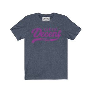Unisex Jersey Word Cloud w/hot pink print