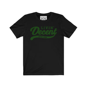 Unisex Jersey Short Sleeve Tee Kelly Green Print