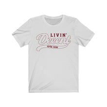 Load image into Gallery viewer, Unisex Jersey Short Sleeve Maroon Outline Print