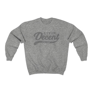 Unisex Crewneck Sweatshirt w/Grey Print