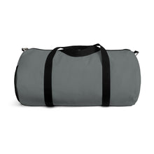 Load image into Gallery viewer, Duffel Bag Grey w/ White Print