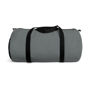 Duffel Bag Grey w/ White Print