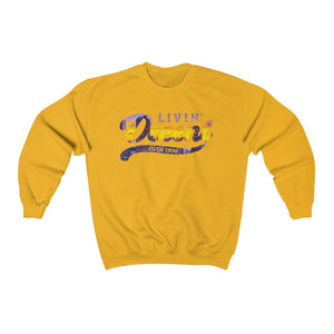 Unisex Crewneck Sweatshirt w/Denver Skyline Print