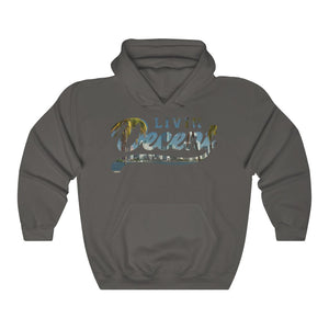 Unisex Hoodie Miami Skyline Print