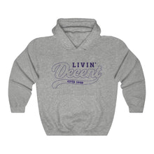 Load image into Gallery viewer, Unisex Hoodie Navy Outline Print