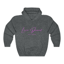 Load image into Gallery viewer, Unisex Hoodie LD signature Hot Pink Print