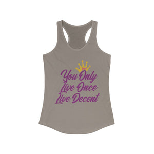 Women's YOLO Tank w/ pink print