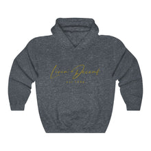 Load image into Gallery viewer, Unisex Hoodie LD signature Gold Print