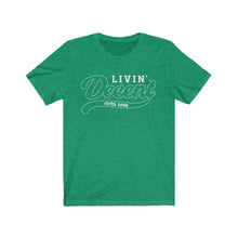 Load image into Gallery viewer, Unisex Jersey Short Sleeve Tee White Outline Print